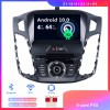 Ford Focus Android 10.0 Autoradio Lettore DVD con 9 Pollici HD Touchscreen Bluetooth Vivavoce Microfono RDS DAB CD SD USB 4G WiFi TV MirrorLink OBD2 Carplay - Android 10 Car Stereo Navigatore GPS Navigazione per Ford Focus 3 (2011-2018)