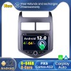 Chevrolet Aveo Android 12.0 Autoradio Lettore DVD con 8 Pollici Display Bluetooth Vivavoce DAB CD SD USB 4G WiFi OBD2 Carplay - Android 12 Car Stereo Navigatore GPS Navigazione per Chevrolet Aveo (Dal 2011)