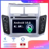 Toyota Yaris Android 10.0 Autoradio Lettore DVD con 7 Pollici HD Touchscreen Bluetooth Vivavoce Microfono RDS DAB CD SD USB 4G WiFi TV MirrorLink OBD2 Carplay - Android 10 Car Stereo Navigatore GPS Navigazione per Toyota Yaris (2005-2011)