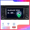 VW Touareg Android 10.0 Autoradio Lettore DVD con 6,2 Pollici HD Touchscreen Bluetooth Vivavoce Microfono RDS DAB CD SD USB 4G WiFi TV MirrorLink OBD2 Carplay - Android 10 Car Stereo Navigatore GPS Navigazione per VW Touareg (2003-2010)