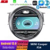 MINI Cooper F54 Android 13 Autoradio Lettore Multimediale Navigazione GPS con 8-Core 8GB+256GB Touchscreen Bluetooth vivavoce DSP SWC DAB SD USB WiFi 4G LTE CarPlay - 9" Android 13.0 Autoradio con Navigatore GPS Auto Stereo per MINI Clubman F54 (2018-2023