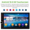 Nissan Navara Android 10 Autoradio Lettore DVD con 8-Core 4GB+64GB Touchscreen Bluetooth Comandi al volante Microfono DSP DAB CD SD USB 4G LTE WiFi MirrorLink OBD2 CarPlay - 7" Android 10.0 Autoradio Navigatore GPS Specifico per Nissan Navara D40