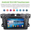 Mazda CX-7 Android 10 Autoradio Lettore DVD con 8-Core 4GB+64GB Touchscreen Bluetooth Comandi al volante Microfono DSP DAB CD SD USB 4G LTE WiFi MirrorLink OBD2 CarPlay - 7" Android 10.0 Autoradio Navigatore GPS Specifico per Mazda CX-7 (2006-2013)