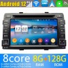 Kia Sorento Android 13 Autoradio Lettore DVD con 8GB+128GB Bluetooth Comandi al volante DSP DAB USB 4G WiFi OBD2 CarPlay - 7" Android 13.0 Autoradio Navigatore GPS per Kia Sorento Kia Sorento (Dal 2009)
