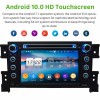 Suzuki Grand Vitara Android 10 Autoradio Lettore DVD con 8-Core 4GB+64GB Touchscreen Bluetooth Comandi al volante Microfono DSP DAB CD SD USB 4G LTE WiFi MirrorLink OBD2 CarPlay - 7" Android 10.0 Autoradio Navigatore GPS Specifico per Suzuki Grand Vitara 