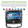 SsangYong Korando Android 10 Autoradio Lettore DVD con 8-Core 4GB+64GB Touchscreen Bluetooth Comandi al volante Microfono DSP DAB SD USB 4G LTE WiFi MirrorLink CarPlay - 7" Android 10.0 Autoradio Navigatore GPS Specifico per SsangYong Korando (2010-2013)