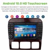 Mercedes CL W215 Android 10 Autoradio Lettore DVD con 8-Core 4GB+64GB Touchscreen Bluetooth Comandi al volante Microfono DSP DAB CD SD USB 4G LTE WiFi MirrorLink OBD2 CarPlay - 7" Android 10.0 Autoradio Navigatore GPS Specifico per Mercedes CL W215