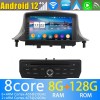 Renault Mégane III Android 13 Autoradio Lettore DVD con 8GB+128GB Bluetooth Comandi al volante DSP DAB USB 4G WiFi CarPlay - 7" Android 13.0 Autoradio Navigatore GPS per Renault Mégane III (Dal 2009)