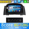 Renault Mégane II Android 13 Autoradio Lettore DVD con 8GB+128GB Bluetooth Comandi al volante DSP DAB USB 4G WiFi CarPlay - 7" Android 13.0 Autoradio Navigatore GPS per Renault Mégane II (Dal 2003)