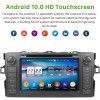 Toyota Auris Android 10 Autoradio Lettore DVD con 8-Core 4GB+64GB Touchscreen Bluetooth Comandi al volante Microfono DSP DAB CD SD USB 4G LTE WiFi MirrorLink OBD2 CarPlay - 7" Android 10.0 Autoradio Navigatore GPS Specifico per Toyota Auris (2006-2012)