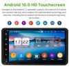 Suzuki Jimny Android 10 Autoradio Lettore DVD con 8-Core 4GB+64GB Touchscreen Bluetooth Comandi al volante Microfono DSP DAB CD SD USB 4G LTE WiFi MirrorLink OBD2 CarPlay - 7" Android 10.0 Autoradio Navigatore GPS Specifico per Suzuki Jimny (2005-2018)