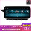 Mercedes GLK X204 Android 13 Autoradio Lettore DVD con 8-Core 8GB+128GB Touchscreen Bluetooth Comandi al volante Microfono DAB USB WiFi 4G LTE CarPlay Android Auto - 12,3" Android 13 Auto Stereo Navigatore GPS Navigazione per Mercedes GLK X204 (2008-2015)