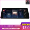BMW Serie 7 E65/E66 Android 14.0 Autoradio Lettore DVD con 8-Core 8GB+128GB Touchscreen Bluetooth Comandi al volante Microfono DAB USB AUX WiFi 4G LTE CarPlay Android Auto - 10,25" Android 14 Auto Stereo Navigatore GPS Navigazione per BMW E65/E66