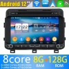 Kia Optima Android 13 Autoradio Lettore DVD con 8GB+128GB Bluetooth Comandi al volante DSP DAB USB 4G WiFi OBD2 CarPlay - 8" Android 13.0 Autoradio Navigatore GPS per Kia Optima (2014-2015)