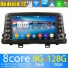 Kia Picanto Android 13 Autoradio Lettore DVD con 8GB+128GB Bluetooth Comandi al volante DSP DAB USB 4G WiFi OBD2 CarPlay - 8" Android 13.0 Autoradio Navigatore GPS per Kia Picanto (2017-2022)