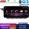 Mercedes GLK X204 Android 13.0 Autoradio Lettore Multimediale Navigazione GPS con 8-Core 8GB+256GB Touchscreen Bluetooth vivavoce SWC DAB USB WiFi 4G LTE CarPlay - 12,5" Android 13 Autoradio con Navigatore GPS Auto Stereo per Mercedes GLK X204 (2013-2015)
