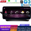 Mercedes W207 Android 13.0 Autoradio Lettore Multimediale Navigazione GPS con 8-Core 8GB+256GB Touchscreen Bluetooth vivavoce SWC DAB USB WiFi 4G LTE CarPlay - 12,5" Android 13 Autoradio con Navigatore GPS Auto Stereo per Mercedes Classe E W207 (2010-2017