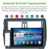 Toyota Land Cruiser Prado J150 Android 10 Autoradio Lettore DVD con 8-Core 4GB+64GB Touchscreen Bluetooth Comandi al volante Microfono DAB SD USB 4G LTE WiFi CarPlay - 9" Android 10.0 Autoradio Navigatore GPS Specifico per Toyota Land Cruiser Prado J150