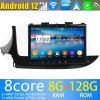 Opel Mokka Android 12 Autoradio Lettore DVD con 8GB+128GB Bluetooth Comandi al volante DSP DAB USB 4G WiFi OBD2 CarPlay - 8" Android 12.0 Autoradio Navigatore GPS per Opel Mokka (2016-2019)