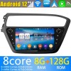 Hyundai i20 Android 13 Autoradio Lettore DVD con 8GB+128GB Bluetooth Comandi al volante DSP DAB USB 4G WiFi OBD2 CarPlay - 9" Android 13.0 Autoradio Navigatore GPS per Hyundai i20 (2018-2021)