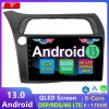 Honda Civic Hatchback Android 13.0 Autoradio Lettore DVD con 9 Pollici IPS Touchscreen 8-Core 6GB+128GB Bluetooth Vivavoce RDS DAB DSP USB 4G LTE WiFi Wireless CarPlay - Android 13 Car Stereo Navigatore GPS Navigazione per Honda Civic Hatchback (2006-2011
