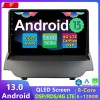 Ford EcoSport Android 13.0 Autoradio Lettore DVD con 9 Pollici IPS Touchscreen 8-Core 6GB+128GB Bluetooth Vivavoce RDS DAB DSP USB 4G LTE WiFi Wireless CarPlay - Android 13.0 Car Stereo Navigatore GPS Navigazione per Ford EcoSport (2013-2017)