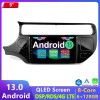 Kia Rio Android 13.0 Autoradio Lettore DVD con 9 Pollici IPS Display 6GB+128GB Bluetooth Vivavoce DAB DSP USB 4G WiFi Wireless CarPlay - Android 13.0 Car Stereo Navigatore GPS Navigazione per Kia Rio (2015-2017)