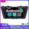 Mazda 5 Android 13.0 Autoradio Lettore DVD con 9 Pollici IPS Touchscreen 8-Core 6GB+128GB Bluetooth Vivavoce RDS DAB DSP USB 4G LTE WiFi Wireless CarPlay - Android 13.0 Car Stereo Navigatore GPS Navigazione per Mazda 5 (2010-2015)
