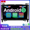 Mercedes Vito W639 Android 14.0 Autoradio Lettore DVD con 9 Pollici IPS Display 6GB+128GB Bluetooth Vivavoce DAB DSP USB 4G WiFi Wireless CarPlay - Android 14 Car Stereo Navigatore GPS Navigazione per Mercedes Vito W639 (Dal 2006)