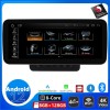 Audi A6 Android 13 Autoradio Lettore DVD con 8GB+128GB Bluetooth Controllo del volante DAB DSP WiFi 4G CarPlay Android Auto - 12,3" Android 13.0 Autoradio di Navigazione GPS Auto Stereo per Audi A6 C6 (Dal 2005)