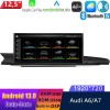Audi A6 Android 13 Autoradio Lettore Multimediale Navigazione GPS con 8GB+256GB Bluetooth vivavoce DSP DAB WiFi 4G CarPlay - 12,5" Android 13.0 Autoradio con Navigatore GPS Auto Stereo per Audi A6 C7/4G (2011-2018)