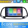 Fiat Doblo Android 14 Autoradio Navigazione GPS Auto Stereo Lettore Multimediale con 8+256GB Bluetooth DAB DSP USB 4G WiFi Telecamere 360° CarPlay Android Auto - 9" Android 14.0 Autoradio con Navigatore GPS per Fiat Doblo (2015-2019)