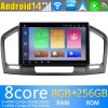 Opel Insignia Android 14 Autoradio Navigazione GPS Auto Stereo Lettore Multimediale con 8+256GB Bluetooth DAB DSP USB 4G WiFi Telecamere 360° CarPlay Android Auto - 10" Android 14.0 Autoradio con Navigatore GPS per Opel Insignia (2008-2013)