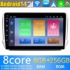 Peugeot 2008 Android 14 Autoradio Navigazione GPS Auto Stereo Lettore Multimediale con 8+256GB Bluetooth DAB DSP USB 4G WiFi Telecamere 360° CarPlay Android Auto - 10" Android 14.0 Autoradio con Navigatore GPS per Peugeot 2008 (2013-2020)