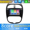 Peugeot 206 Android 14 Autoradio Navigazione GPS Auto Stereo Lettore Multimediale con 8+256GB Bluetooth DAB DSP USB 4G WiFi Telecamere 360° CarPlay Android Auto - Android 14.0 Autoradio con Navigatore GPS per Peugeot 206 (2000-2016)