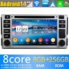 Hyundai Santa Fe Android 14 Autoradio Navigazione GPS Auto Stereo Lettore Multimediale con 8+256GB Bluetooth DAB DSP USB 4G WiFi Telecamere 360° CarPlay Android Auto - Android 14.0 Autoradio con Navigatore GPS per Hyundai Santa Fe 2 (2006-2012)
