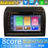 Citroën Jumper Android 14 Autoradio Navigazione GPS Auto Stereo Lettore Multimediale con 8+256GB Bluetooth DAB DSP USB 4G WiFi Telecamere 360° CarPlay Android Auto - 7" Android 14.0 Autoradio con Navigatore GPS per Citroën Jumper (2006-2015)