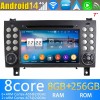 Mercedes SLK R171 Android 13 Autoradio Lettore DVD con 8GB+128GB Bluetooth Comandi al volante DSP DAB USB 4G WiFi OBD2 CarPlay - 8" Android 13.0 Autoradio Navigatore GPS Specifico per Mercedes SLK R171 (2004-2010)