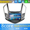 Chevrolet Cruze Android 13 Autoradio Lettore DVD con 8GB+128GB Bluetooth Comandi al volante DSP DAB CD USB 4G WiFi OBD2 CarPlay - 8" Android 13.0 Autoradio Navigatore GPS per Chevrolet Cruze (2013-2015)