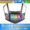 Chevrolet Cruze Android 14 Autoradio Navigazione GPS Auto Stereo Lettore Multimediale con 8+256GB Bluetooth DAB DSP USB 4G WiFi Telecamere 360° CarPlay Android Auto - 8" Android 14.0 Autoradio con Navigatore GPS per Chevrolet Cruze (2013-2015)