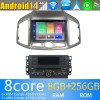 Chevrolet Captiva Android 14 Autoradio Navigazione GPS Auto Stereo Lettore Multimediale con 8+256GB Bluetooth DAB DSP USB 4G WiFi Telecamere 360° CarPlay Android Auto - 8" Android 14.0 Autoradio con Navigatore GPS per Chevrolet Captiva (2012-2017)