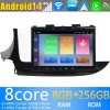 Opel Mokka Android 14 Autoradio Navigazione GPS Auto Stereo Lettore Multimediale con 8+256GB Bluetooth DAB DSP USB 4G WiFi Telecamere 360° CarPlay Android Auto - 9" Android 14.0 Autoradio con Navigatore GPS per Opel Mokka (2016-2019)