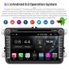 VW Jetta S300 Android 9.0 Autoradio Lettore DVD con Octa-Core Touchscreen Vivavoce Bluetooth Microfono DAB RDS CD SD USB AUX 4G WiFi TV OBD MirrorLink CarPlay - S300 Android 9.0 Autoradio Navigatore GPS Specifico per VW Jetta (Dal 2005)