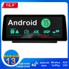 Skoda Superb 2 Android 13.0 Autoradio Lettore DVD con 12,3 Pollici QLED Touchscreen 8-Core 6GB+128GB Bluetooth Vivavoce RDS DAB DSP USB 4G LTE WiFi Wireless CarPlay - Android 13.0 Car Stereo Navigatore GPS Navigazione per Skoda Superb 2 B6 (2008-2015)