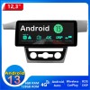 VW Passat B7 Android 13.0 Autoradio Lettore DVD con 12,3 Pollici QLED Touchscreen 8-Core 6GB+128GB Bluetooth Vivavoce RDS DAB DSP USB 4G LTE WiFi Wireless CarPlay - Android 13.0 Car Stereo Navigatore GPS Navigazione per VW Passat B7 (2012-2015)