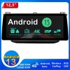 VW Tiguan Android 13.0 Autoradio Lettore DVD con 12,3 Pollici QLED Touchscreen 8-Core 6GB+128GB Bluetooth Vivavoce RDS DAB DSP USB 4G LTE WiFi Wireless CarPlay - Android 13.0 Car Stereo Navigatore GPS Navigazione per VW Tiguan II (2016-2022)