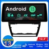Skoda Octavia 2 Android 13.0 Autoradio Lettore DVD con 12,3 Pollici QLED Touchscreen 8-Core 6GB+128GB Bluetooth Vivavoce RDS DAB DSP USB 4G LTE WiFi Wireless CarPlay - Android 13.0 Car Stereo Navigatore GPS Navigazione per Skoda Octavia Mk2 A5 (2004-2013)
