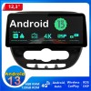 Kia Soul Android 13.0 Autoradio Lettore DVD con 12,3 Pollici QLED Display 6GB+128GB Bluetooth Vivavoce DAB DSP USB 4G WiFi Wireless CarPlay - Android 13.0 Car Stereo Navigatore GPS Navigazione per Kia Soul 2 (2013-2019)