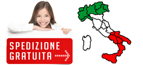 Consegna gratuita per l'Italia