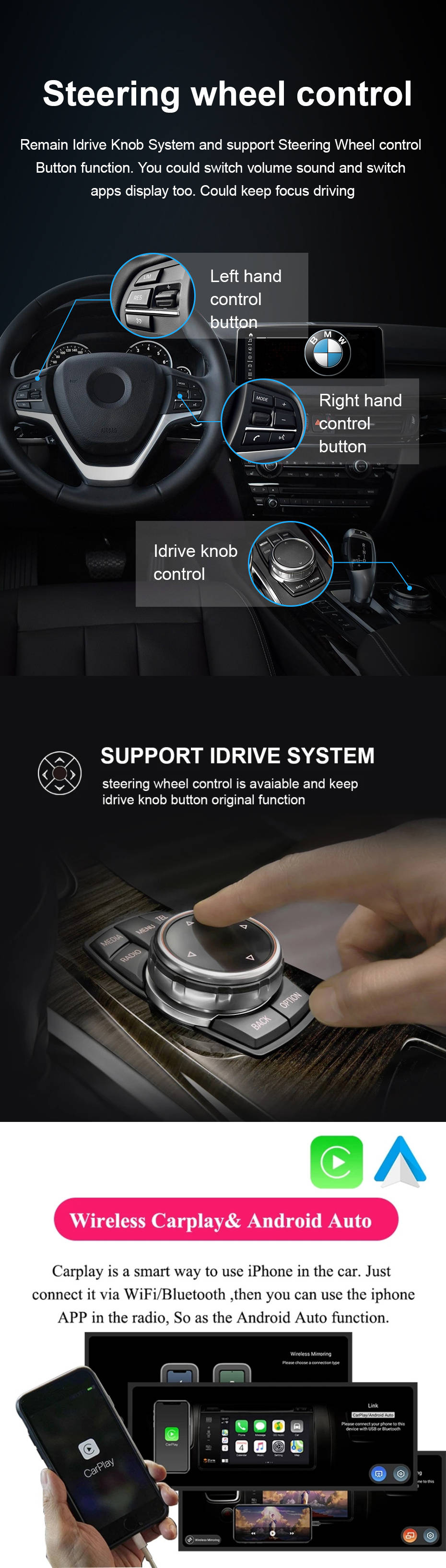 Autoradio Android 13.0 per BMW X5 F15-4